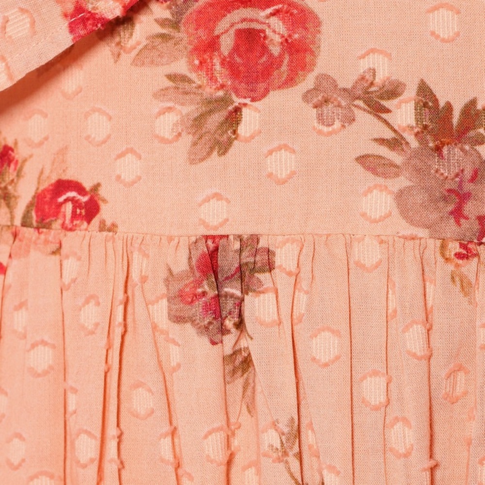 LoveShackFancy Carlton Dress Pink Lemonade Size 2 - Picture 8 of 12